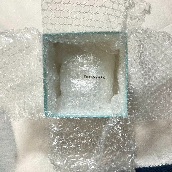 Tiffany & Co Crystal Rock Cut Votive Holder Vintage – NIB - Opened for Pix - Picture 5 of 14